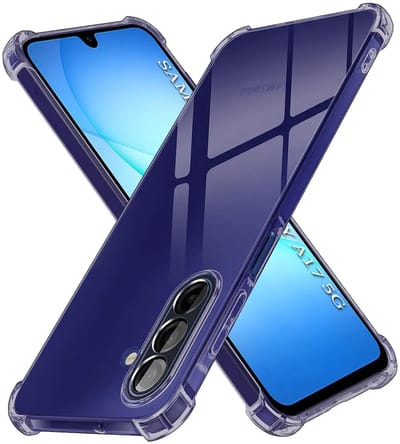 Hoesje voor Samsung Galaxy A18 5G A186 / A18 4G A185 / F17 / M17 / A17 4G A175, Techsuit, Schokbestendig Transparant, Getint