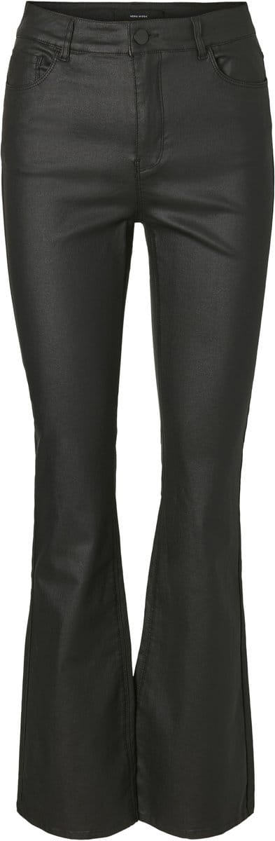 VERO MODA - VMSIGA HR SKINNY COATED FLARE PANTS EXC - Dames - Leggings