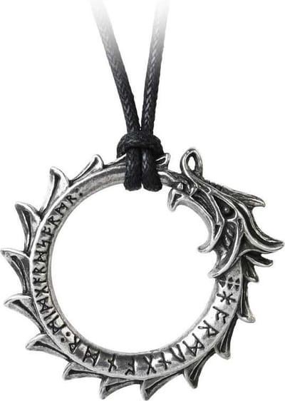 Alchemy - JORMUNGAND SERPENT Ketting - Zilverkleurig