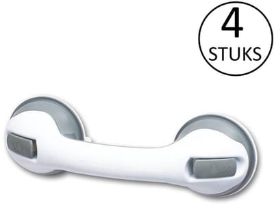 Benson Zuignap - met Grip - Handgreep - Badkamer - Multifunctioneel - 4 stuks