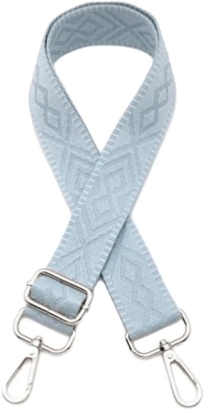 Verstelbare Schouderband voor Tassen - Unisex Vervangende Tasband - Breed 3,8 cm - Verstelbare Lengte 75-130 cm - Ideaal voor Handtassen, Rugzakken en Accessoires met Zilveren Gesp