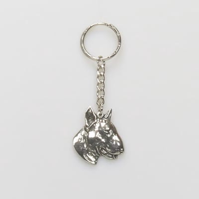 Sleutelhanger Bull Terrier - Hondensleutelhanger - Cadeau Hondenliefhebber - Unieke serie - Compact, stijlvol en gedetailleerd