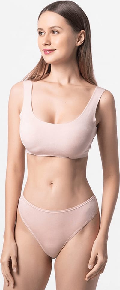 String dames Micro Modal buff beige