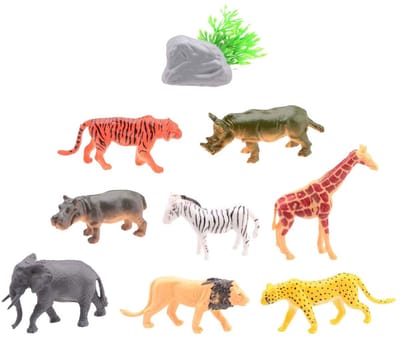 Animal World - Wilde Dieren Speelset, 10dlg.
