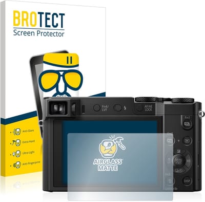 BROTECT - Screenprotector voor Panasonic Lumix DMC-TZ100 - Folie Beschermfolie Beschermglas matte