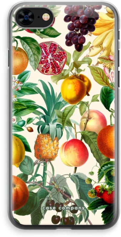 Case Company® - Hoesje geschikt voor iPhone 8 hoesje - Classic Flora - Soft Cover Telefoonhoesje - Bescherming aan alle Kanten en Schermrand