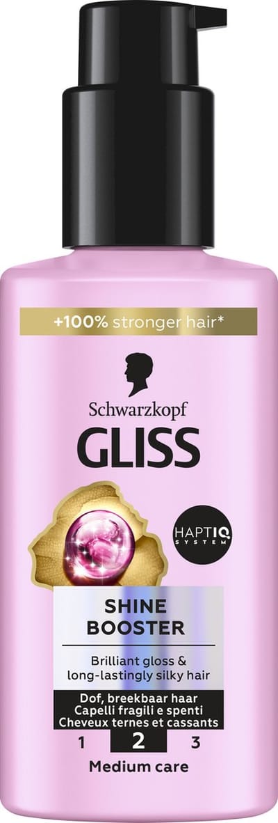 Gliss Liquid Silk - Shine Booster - Haarverzorging - Haarserum - Fruitige Geur - Brilliant Gloss - Dof en Breekbaar Haar - 100ml