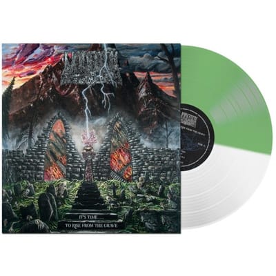 It's Time To Rise From The Grave / Half Clear Half Green Vinyl . To Rise From The Grave - Undeath