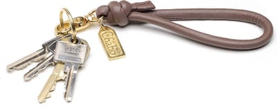 Chabo Bags - Key Chain Pippa - Sleutelhanger - Leer - Taupe / Bruin