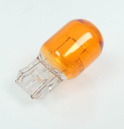 gloeilamp 12v 21w lampvoet type t20 oranje rms voor motor scooter auto à l'unité neuf