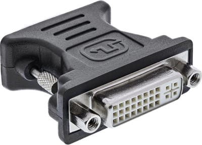 InLine® DVI-A adapter, analoge 24+5 female naar 15-pin HD male (VGA)