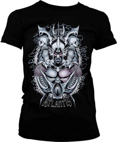 DC Comics Aquaman Dames Tshirt -S- Atlantis Zwart