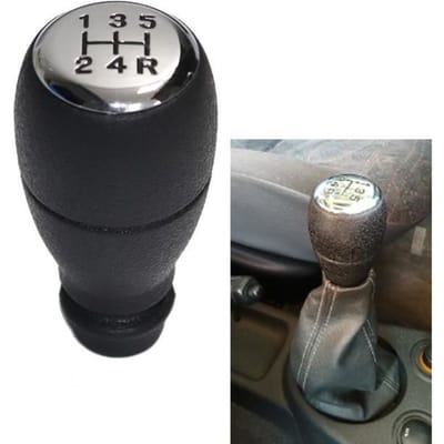 Pièces Auto,Pommeau de levier de vitesse à 5 vitesses,2403.T9,noir chromé,pour citroën Berlingo 1996 – 2008,Peugeot Partner
