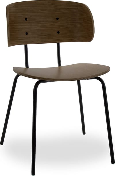 RoomForTheNew stoel m4 - eetkamer stoel - kantinestoel - stoel - chair - stoelen - eetkamer stoelen - kantine stoelen - bruine stoel - stoel bruin