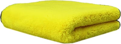D CON MAX PROFESSIONAL MICROFIBER TOWEL YELLOW GREY 40 X 40 CM