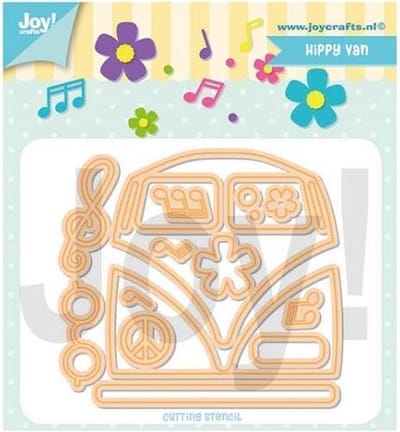 Joy!Crafts • Snijstencil Jocelijne Hippie bus
