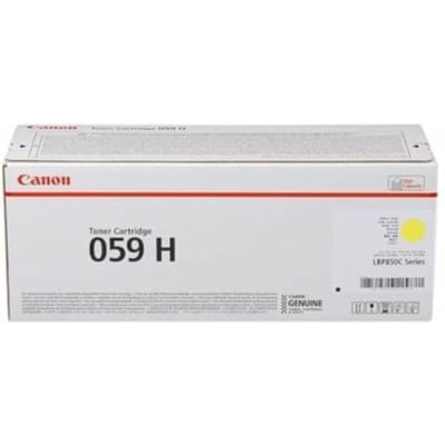 Canon 059 H toner cartridge geel hoge capaciteit (origineel)