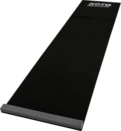 KOTO - Puzzle Dartmat - Grijs + Oche 237 x 60 cm - Score Indicator - Antislip