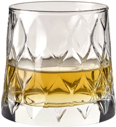 Leafy Whiskyglazen Set – 8 stuks – 300 ml – Elegante Whiskey Tumbler van Glas – Voor Whisky, Cocktails, Water en Frisdrank