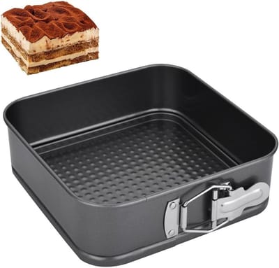 Vierkante Springvorm 28 cm - Anti-aanbak Cakevorm voor Taarten, Bakaccessoires en Bakbenodigdheden
