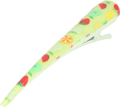 Haarsoires Haarspeld Duckklem 13cm – Basic – Fruitprint – Metaal – Groen - Sterke Haarclip voor Styling & Dagelijks Gebruik - Hair Clip - Decoratieve Haaraccessoire