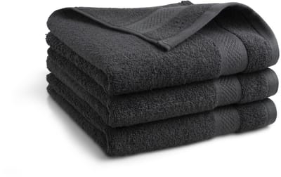 Katoenen handdoek set - 3 stuks - 50x100 - antraciet