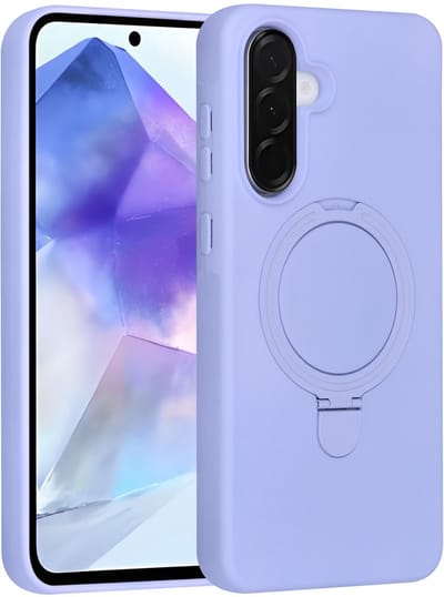 TUNIQ telefoonhoesje voor Samsung Galaxy A56 - MagSafe met ringstand - Lila