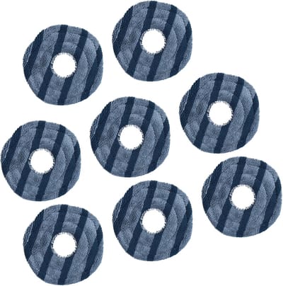 8 stuks vervangende dweildoek voor Eufy X10 PRO en X10 Omni robotstofzuiger - herbruikbaar - wasbaar - 12.7*12.7 cm