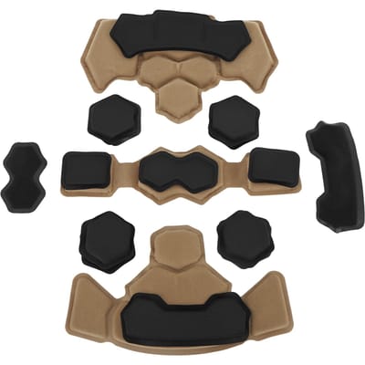 Helm Padding Kit Memory Foam Pad Beschermmat Universele Motorfiets Fiets Fiets Kussens brown