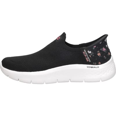 Skechers Slip-ins Go Walk Flex - Sunset Rose - Dames Instappers - Zwart