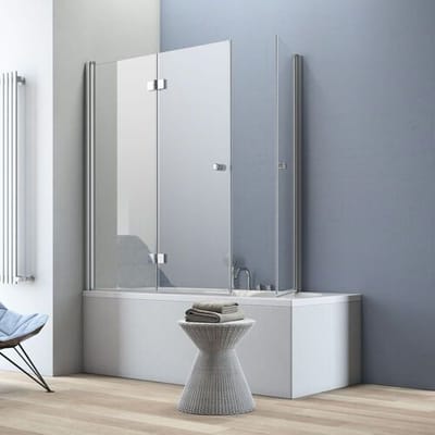 GEO maw flex folding wall 2-piece left with swing door AB4101475L2360