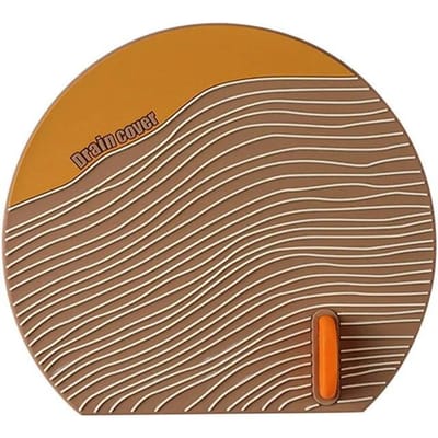 Doucheafvoerafdekkingen PVC afvoerputje Douchehaarvanger Badkamer Gootsteenfilter Home Deodorant Insectenbestendige vloerafdekking oranje