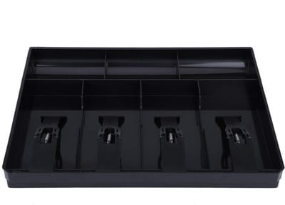 Dailygoods- Kassalade met 7 Compartimenten - Handmatige Kassa - Geldkistje - Organisatie van Munten - Verstelbare Indeling - Duurzaam Ontwerp - Cash Tray