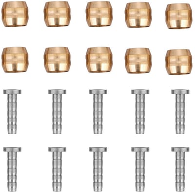 Dailygoods- Reminsert - 10 Sets - Geschikt voor BH90/BH59 - Hoge Precisie - Roestbescherming - Eenvoudige Installatie - Duurzaam Gebruik - Remconnector