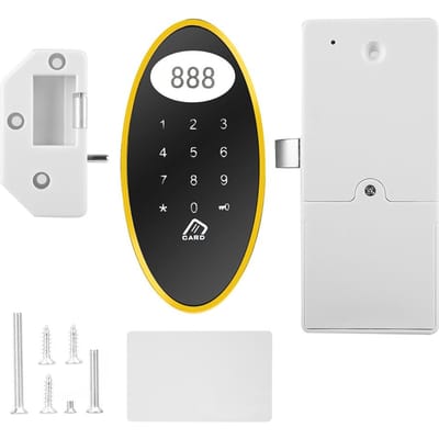 Clavier tactile sans clé Mot de passe Carte RFID Clé Métal Numérique Électronique Serrure de cabinet de sauna