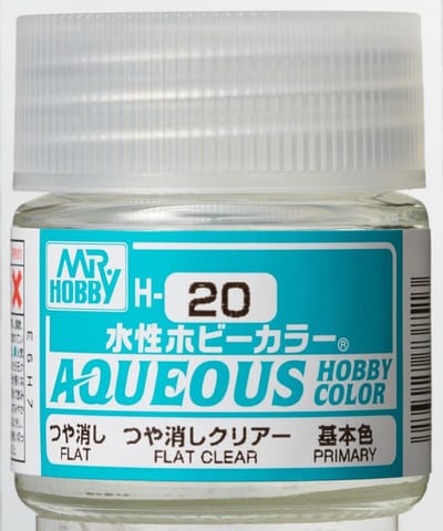 Gunze H-020 - Flat Clear - Mr. Hobby Aqueous Modelbouwverf 10ml