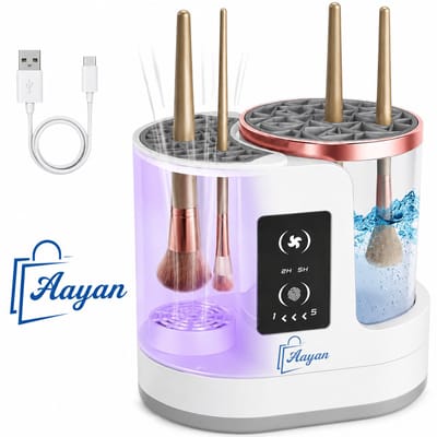 Elektrische Make-up Kwastenreiniger YZ-008 – Snelle Brush Cleaner voor Make-up Kwasten – Automatische Kwastenreiniger en Droger – Compacte Makeup Brush Cleaner – make-up tools – 82899