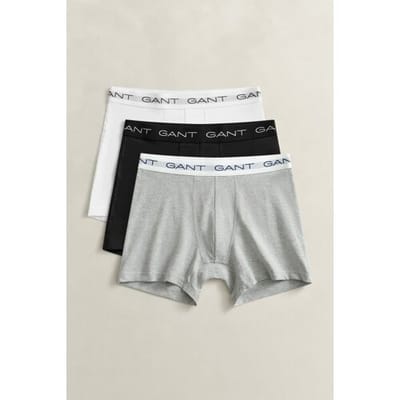 Gant Ondermode Boxer Briefs 3Pack Uni Color Licht Grijs / male