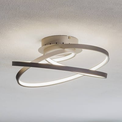 Brilliant Labyrinth - Plafondlamp - LED 42W - Grijs
