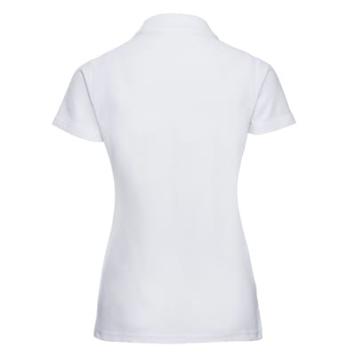 Russell Dames/Dames Klassiek Polycotton Poloshirt (Wit)