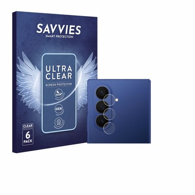 Savvies - Screenprotector voor Samsung Galaxy Z Fold 7 (ALLEEN Camera Lens) - Folie Beschermfolie transparant 6 Stuks