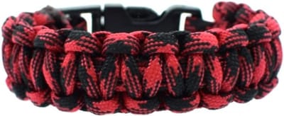 REN® Survival armband - Armband - Survivalset - Rood - 24cm x 3cm x 24cm