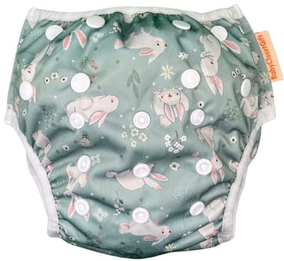 Zwemluier - Wasbaar - Baby Closet Gift - Verstelbaar - Bunny - Meisje - Zwemmen - Vakantie