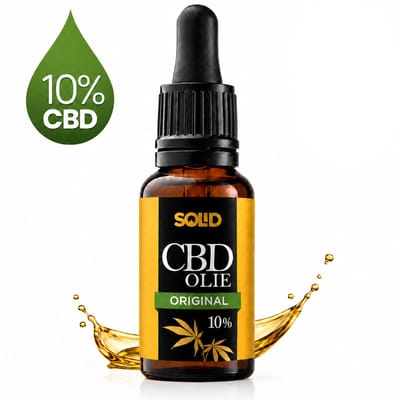 SOLID® CBD Olie Original 10% - Full Spectrum - 100% Biologisch Geteeld - CBD Supplementen - 1000mg CBD - 10ml