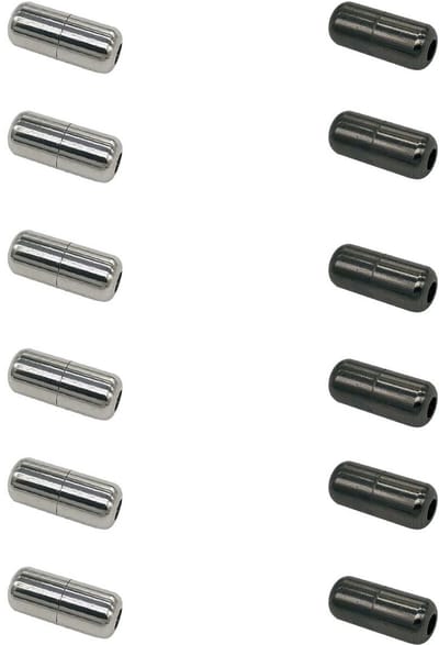 Cosensi- Schoenvetersluiting 12 Stuks - Metalen Antislip - Geen Knoop - Sneakers - Accessoires - Geschikt voor Mannen/Vrouwen - Schoenveters