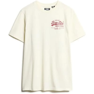 Superdry Tokyo Vl Graphic T-shirt Met Korte Mouwen Wit XL Man