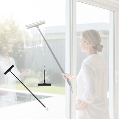 CRLYN® Douchewisser Uitschuifbaar - Vloertrekker met Steel - Telescopisch