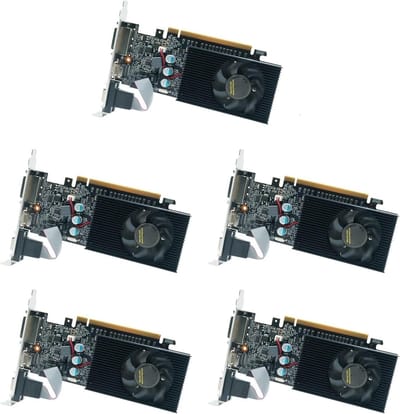 Grafische Kaart - Videokaart DDR3 - PC Prestaties Verbeteren - 64Bit Geheugenbus - 2GB Geheugen - Zwart