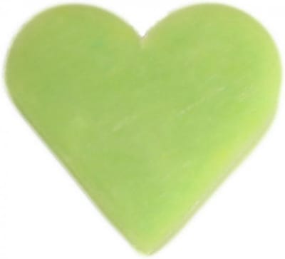 Hartvormige Gastenzeepjes - Groene Thee - 10 stuks - Hotelzeepjes - Kleine Zeepjes - 40mm p/s