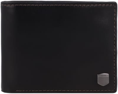 FOSSIL Portemonnee Hayes Coin Pocket Bifold Wallet Black Zwart